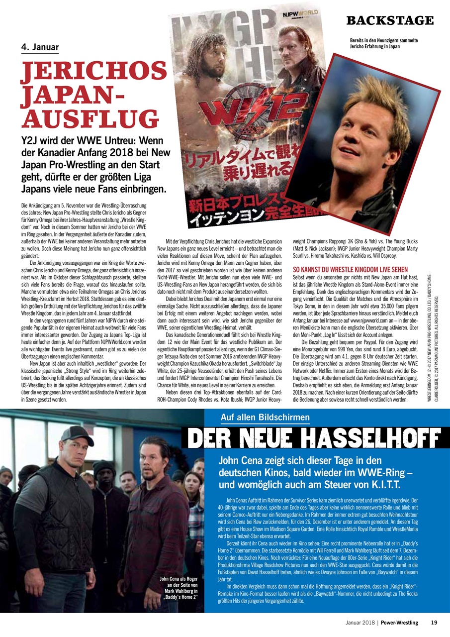 Power-Wrestling Preview Pages