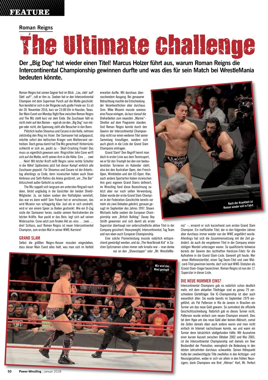 Power-Wrestling Preview Pages