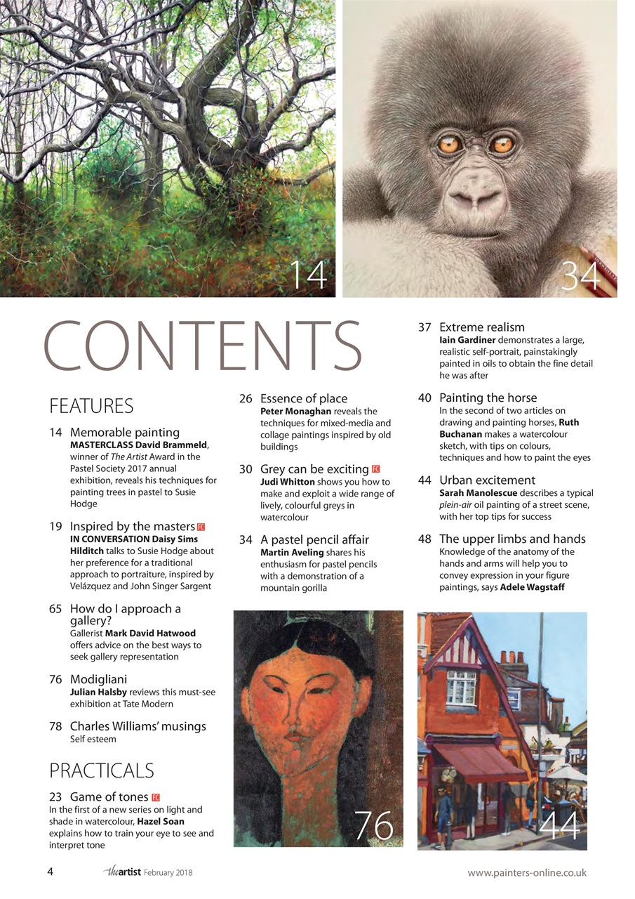 The Artist Preview Pages