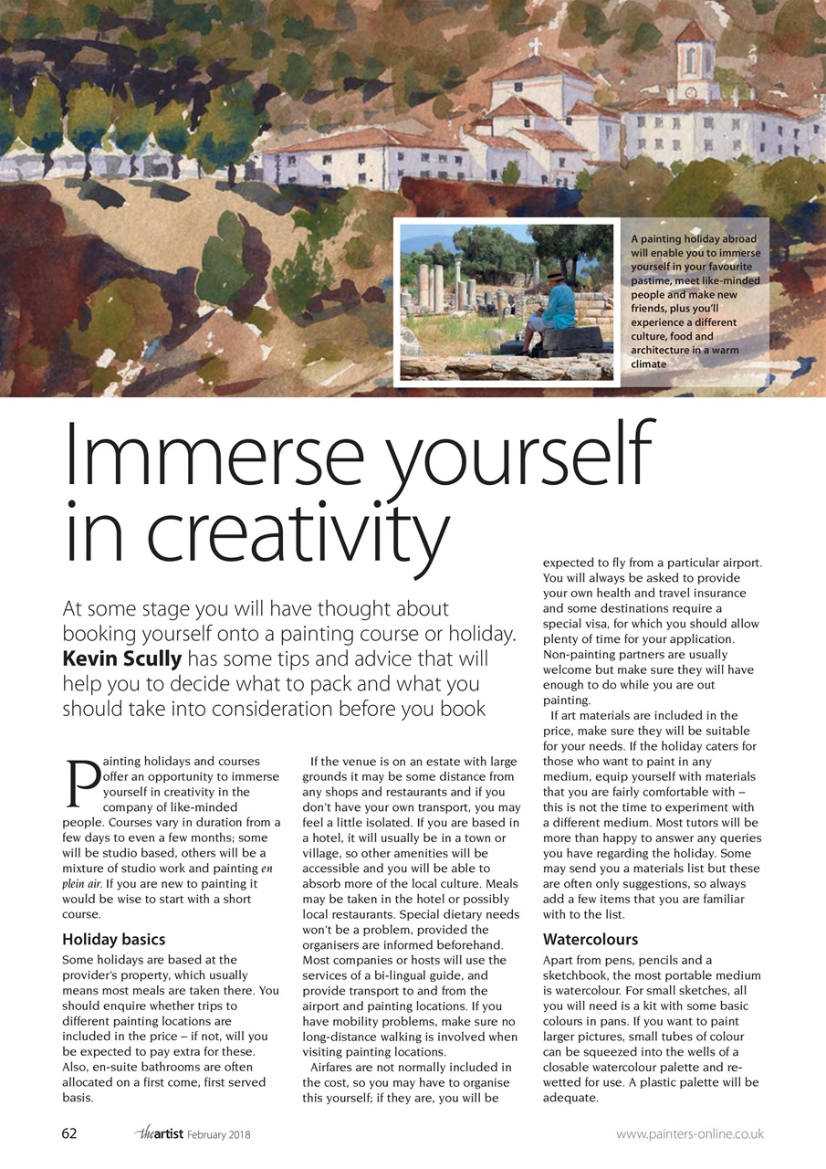 The Artist Preview Pages