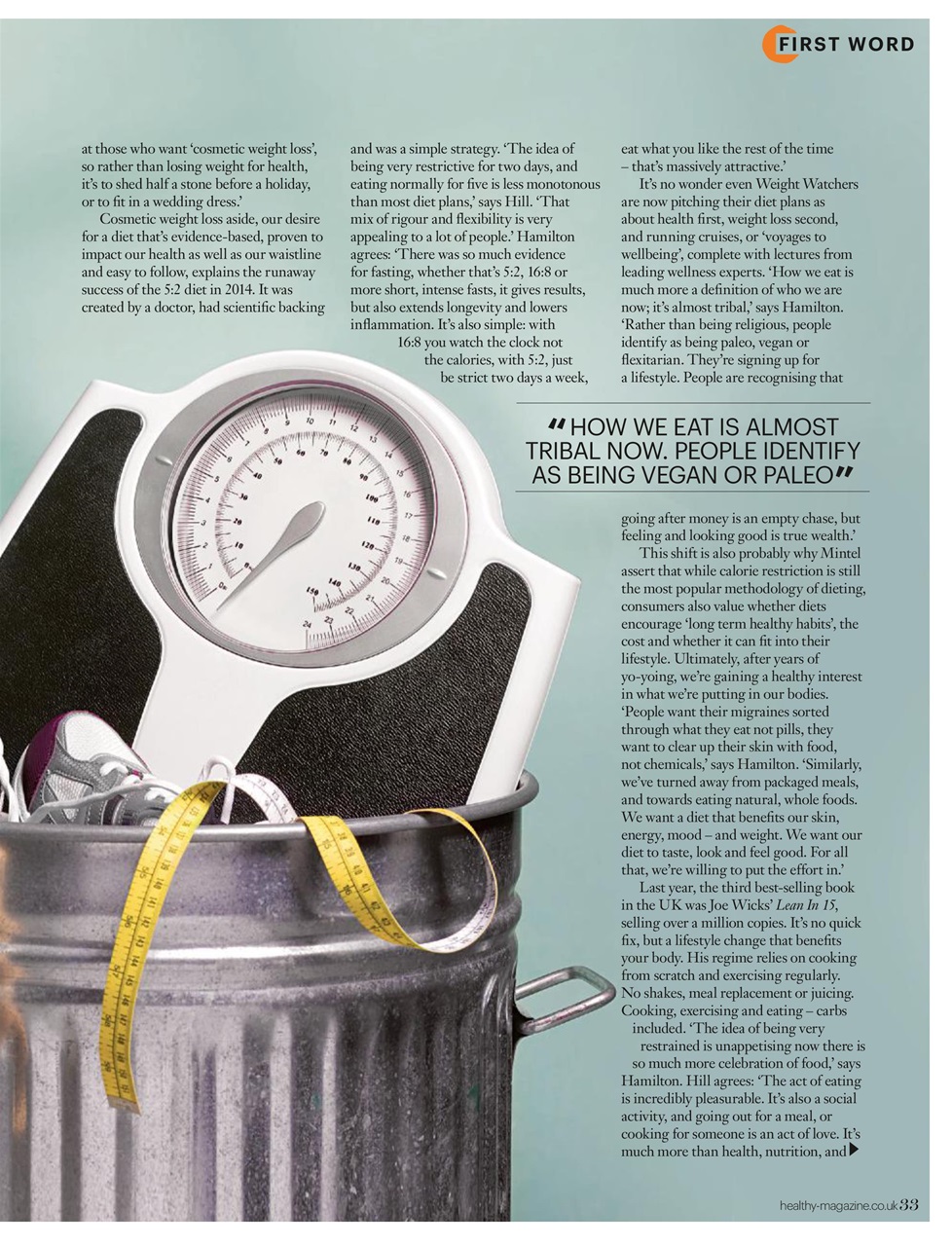 Healthy Magazine Preview Pages