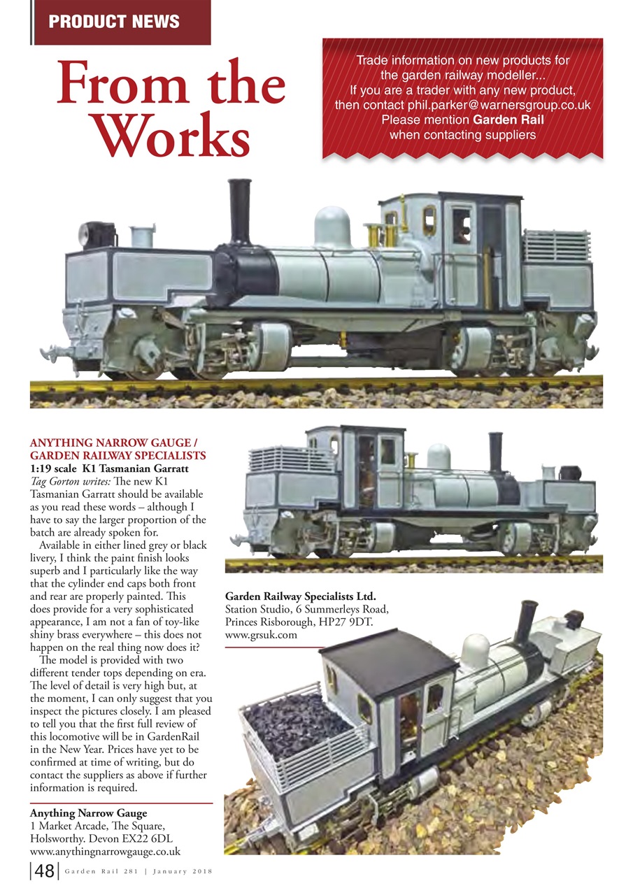 Garden Rail Preview Pages