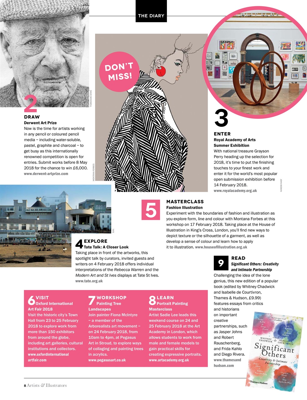 Artists & Illustrators Preview Pages