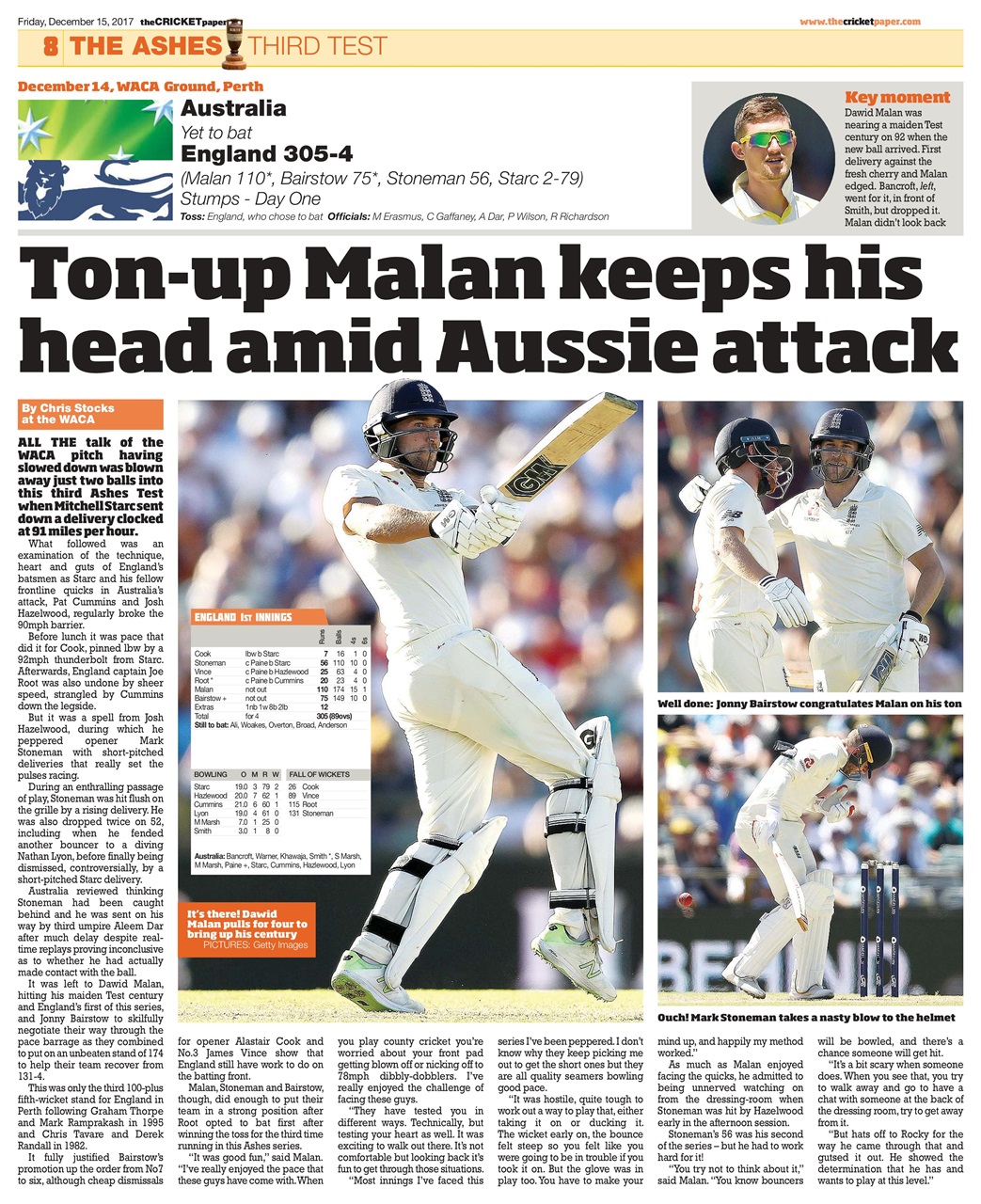 The Cricket Paper Preview Pages