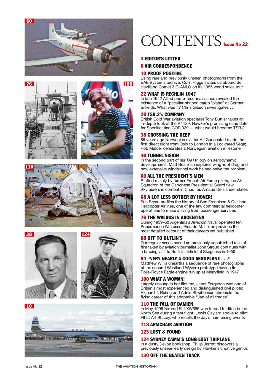 The Aviation Historian Magazine Preview Pages