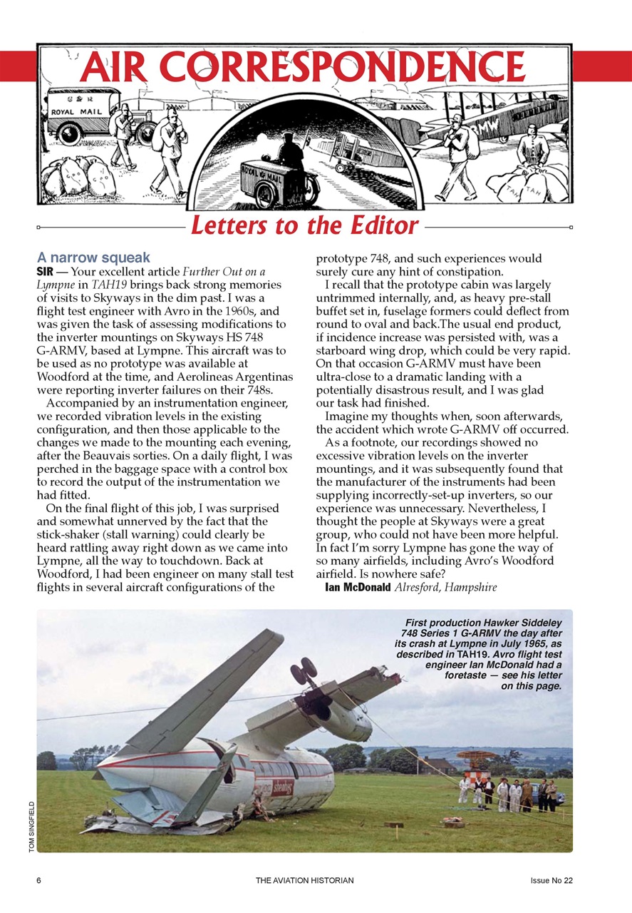 The Aviation Historian Magazine Preview Pages