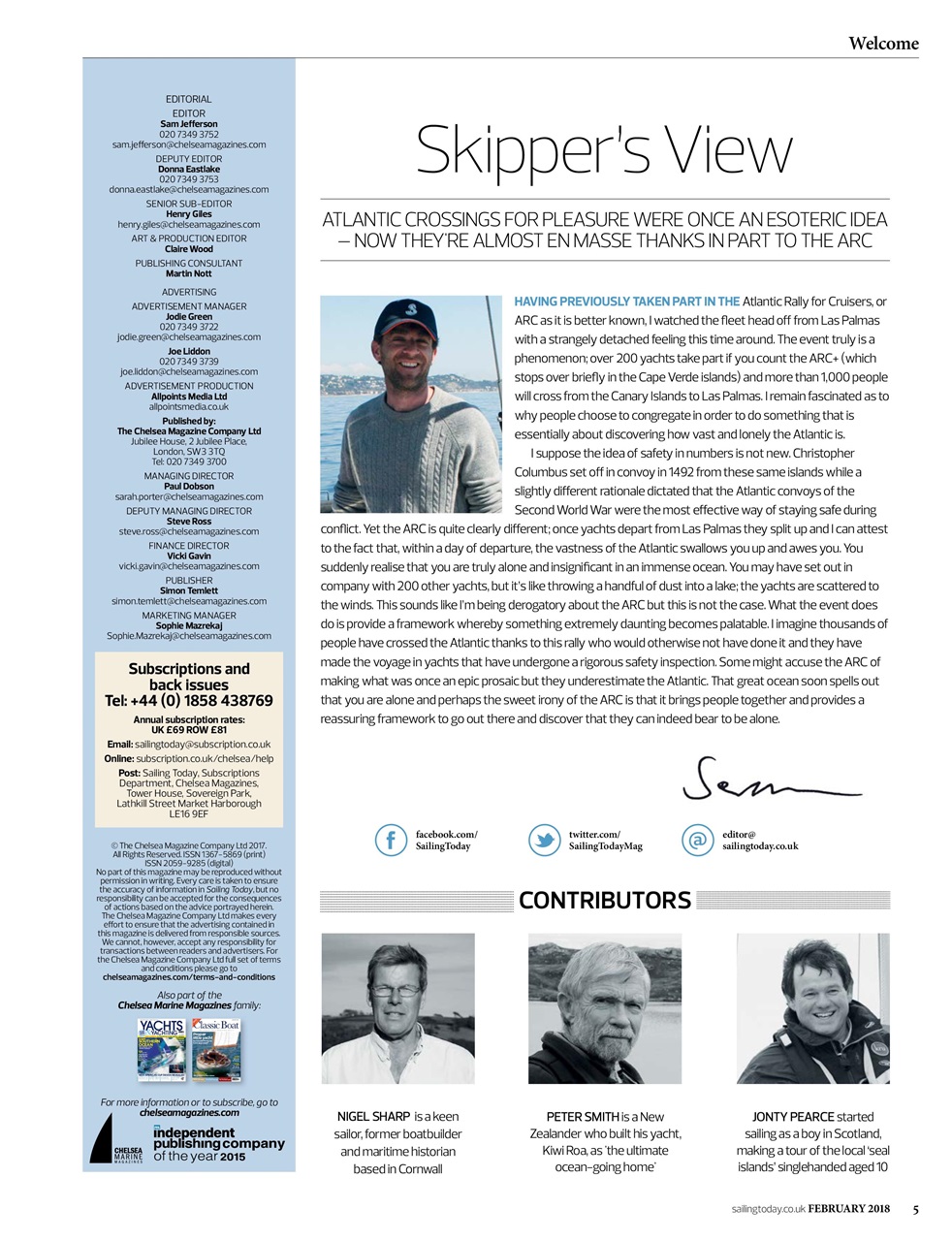 Sailing Today Preview Pages