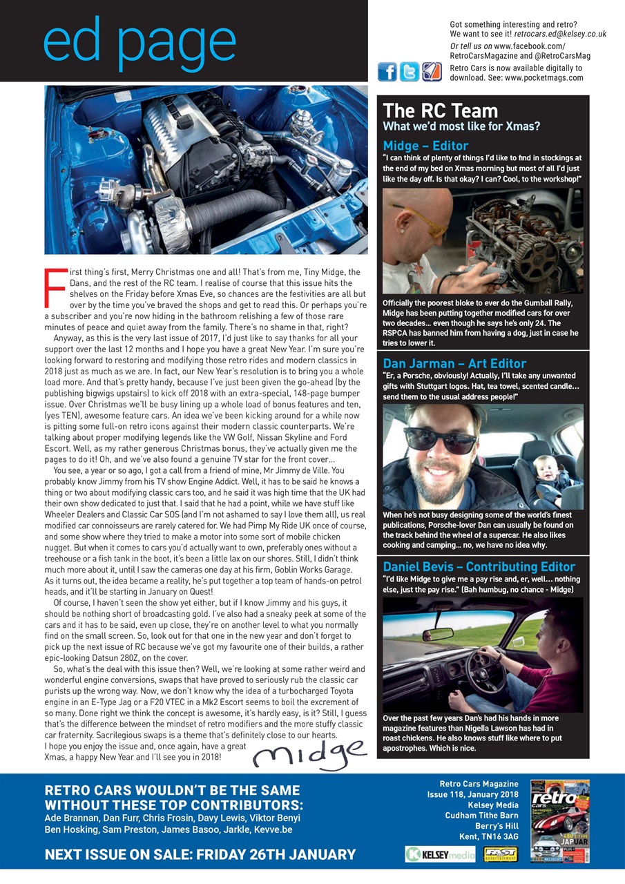 Retro Cars Preview Pages