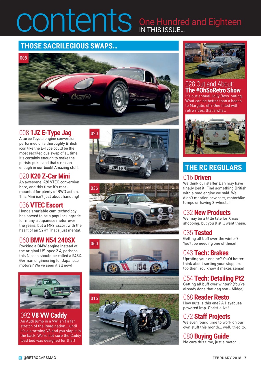 Retro Cars Preview Pages