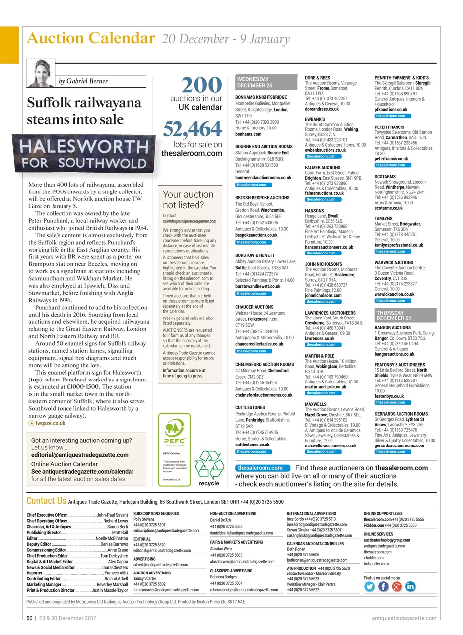 Antiques Trade Gazette Preview Pages