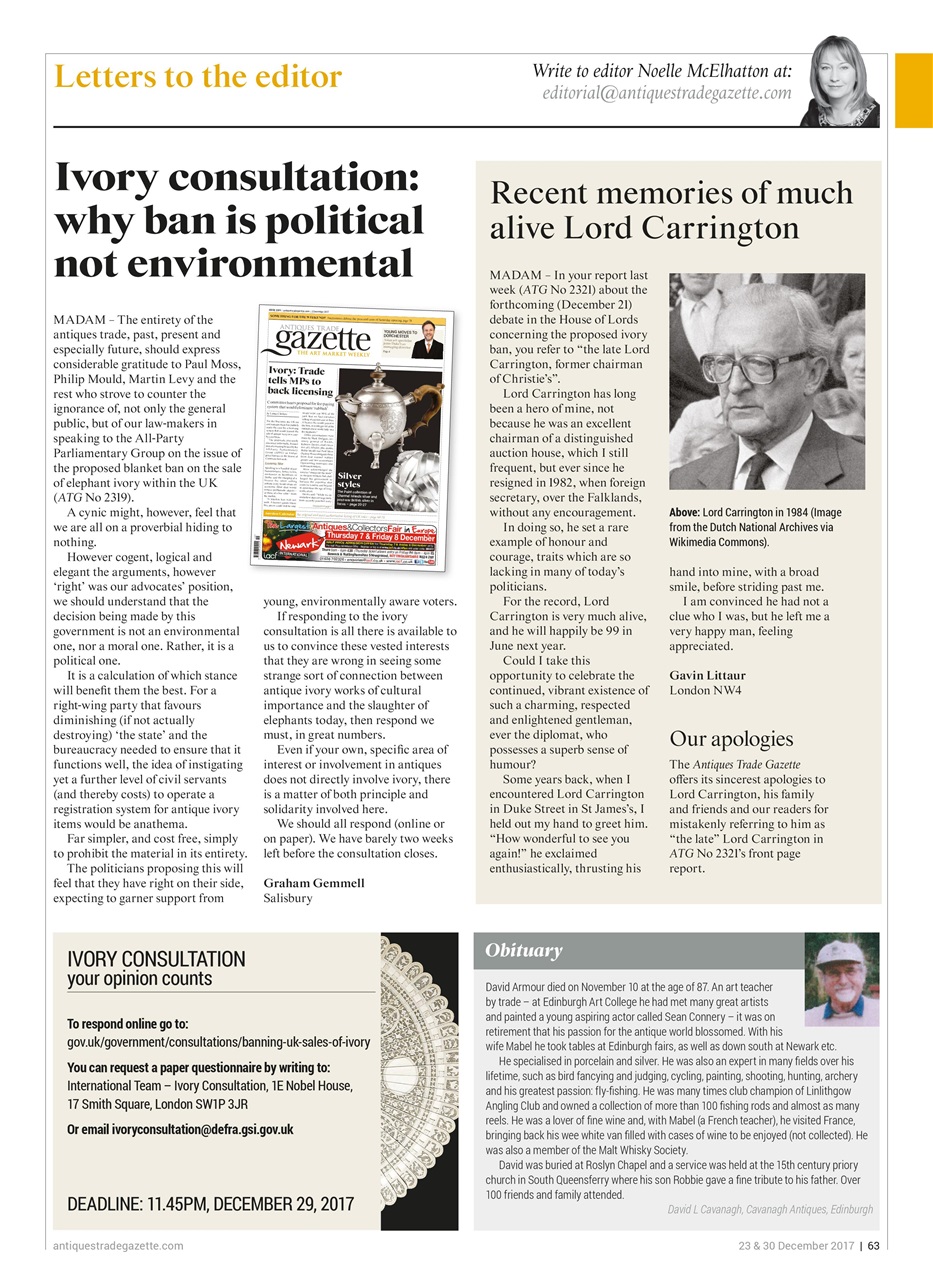 Antiques Trade Gazette Preview Pages