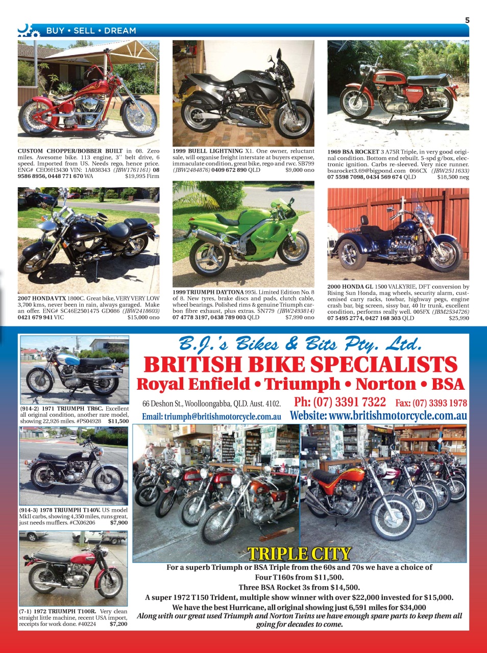 JUST BIKES Preview Pages