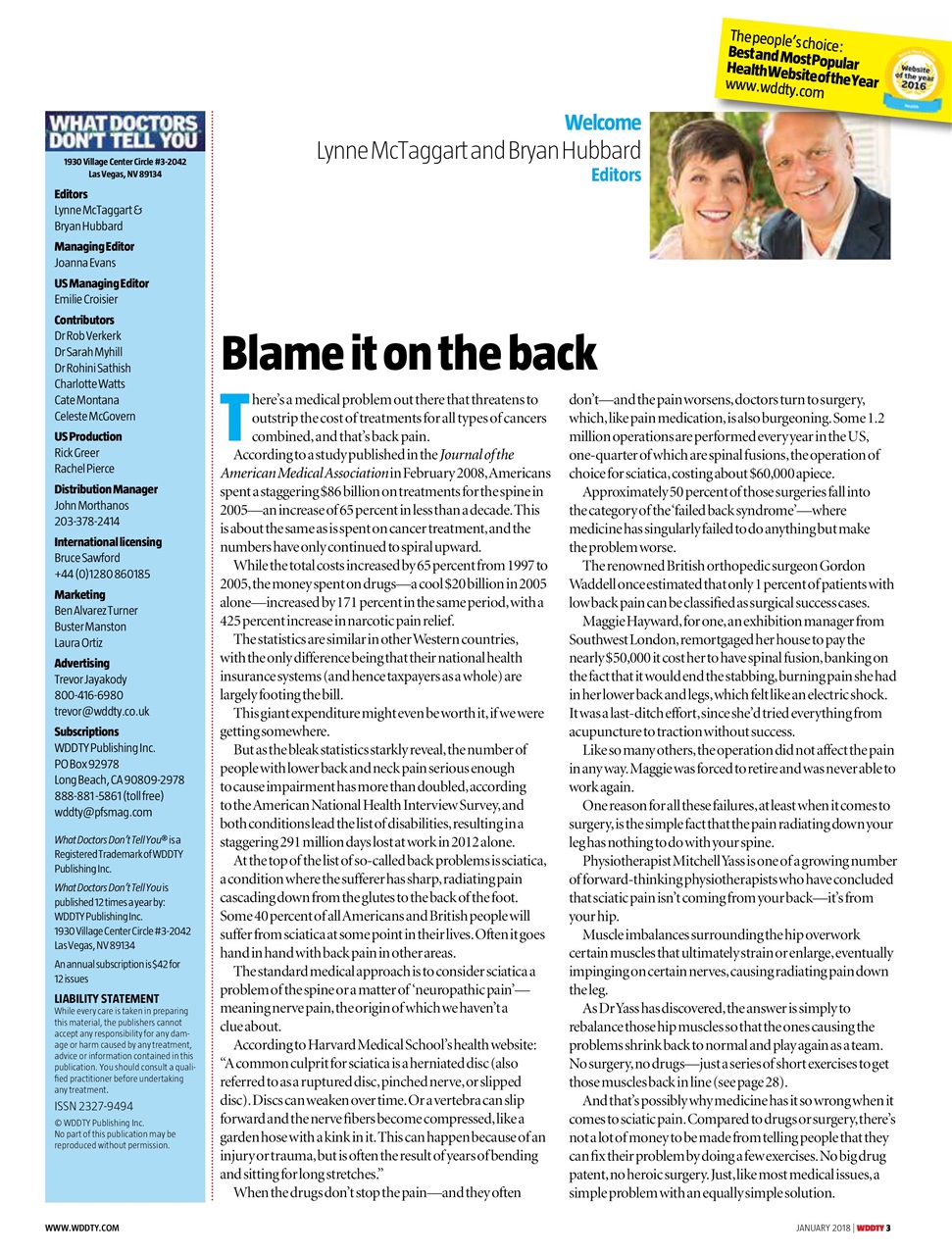 What Doctors Don't Tell You Preview Pages