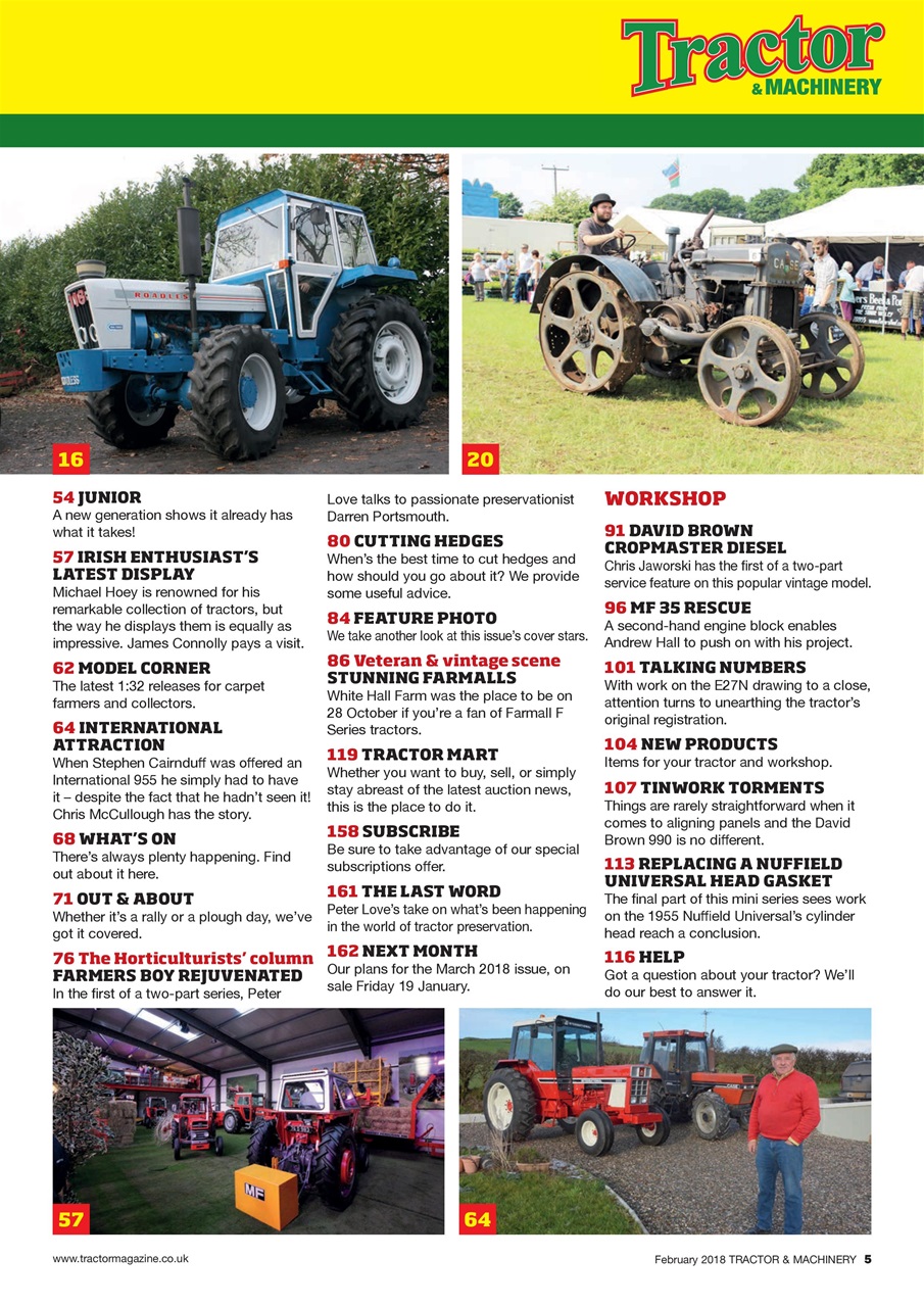 Tractor & Machinery Preview Pages