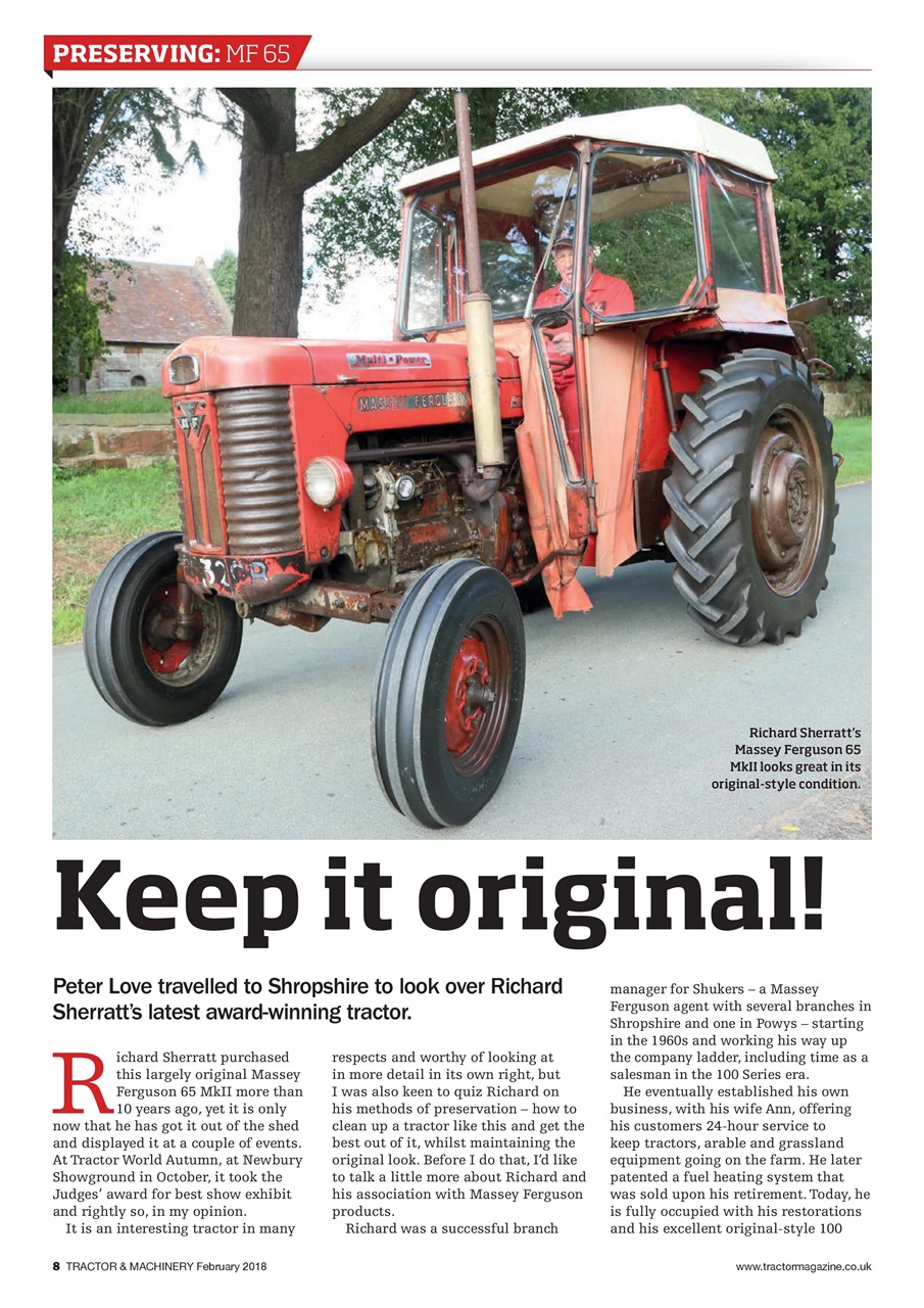 Tractor & Machinery Preview Pages