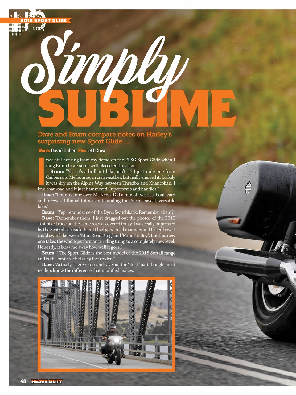 Heavy Duty Preview Pages