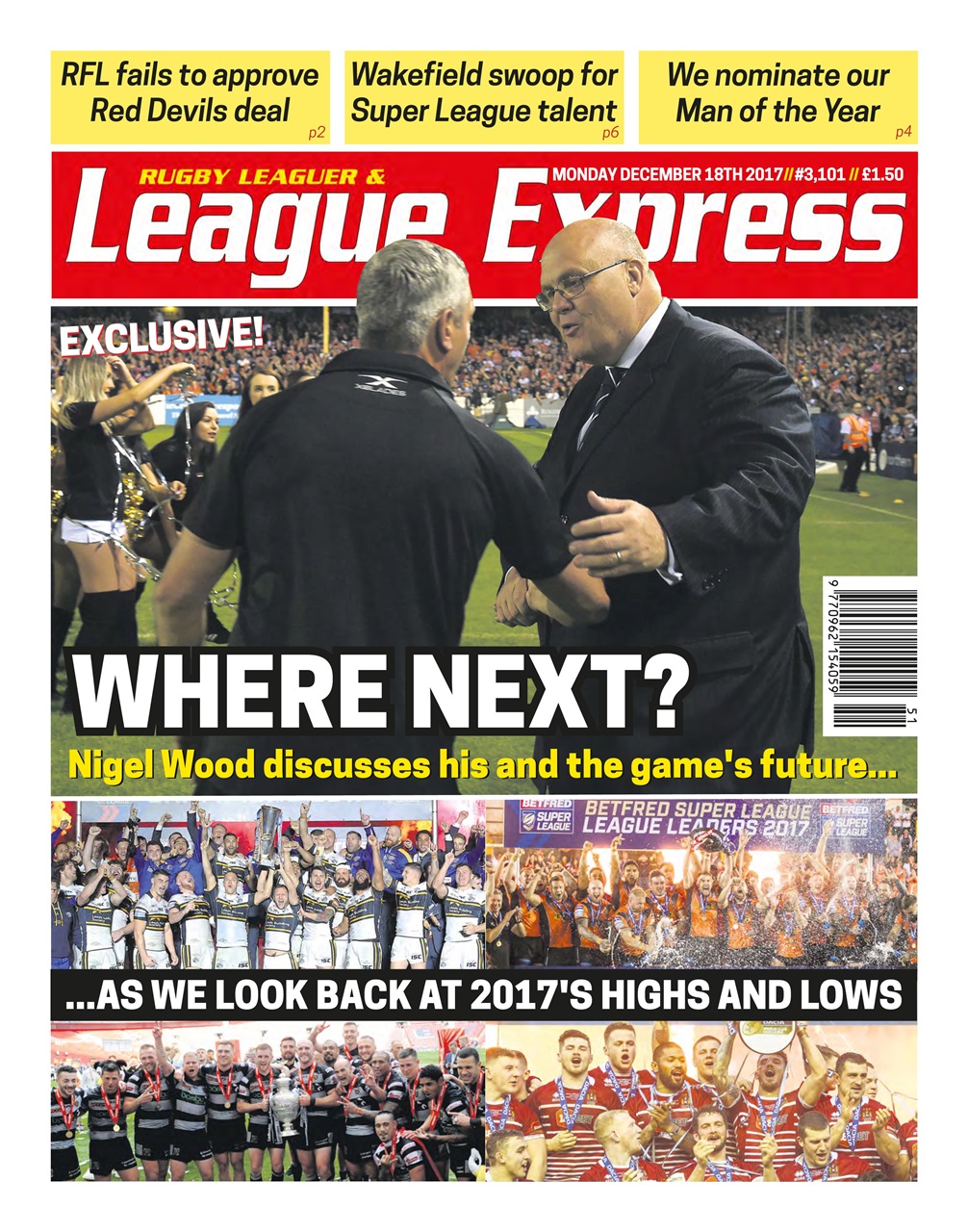 League Express Preview Pages