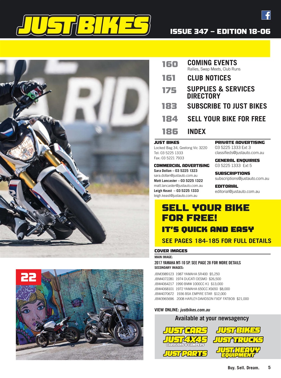 JUST BIKES Preview Pages