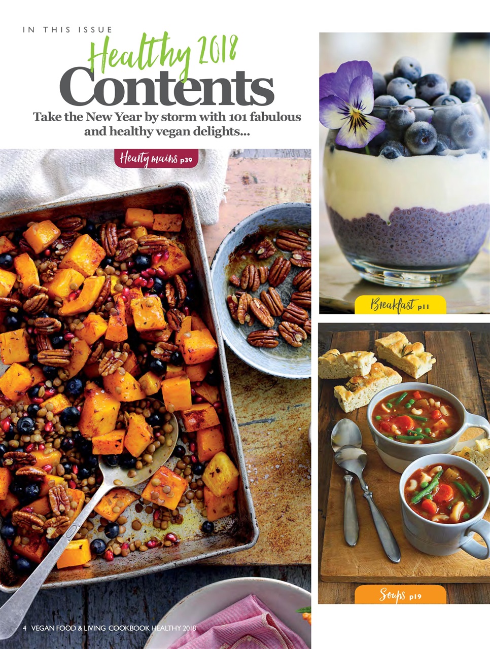 Vegan Food & Living Magazine Preview Pages