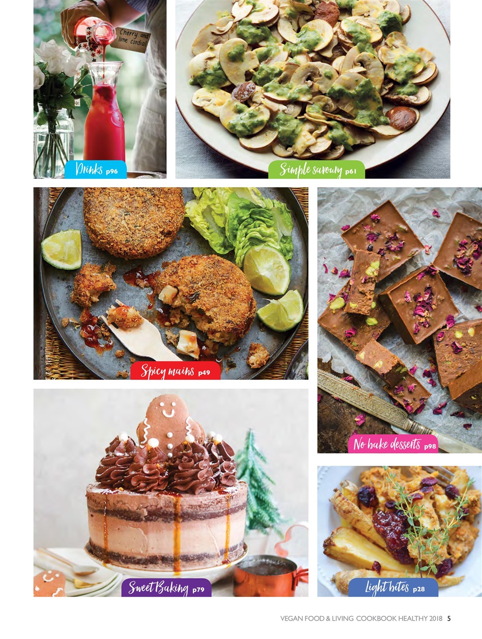 Vegan Food & Living Magazine Preview Pages