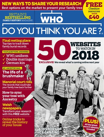 Who Do You Think You Are? issue January 2018