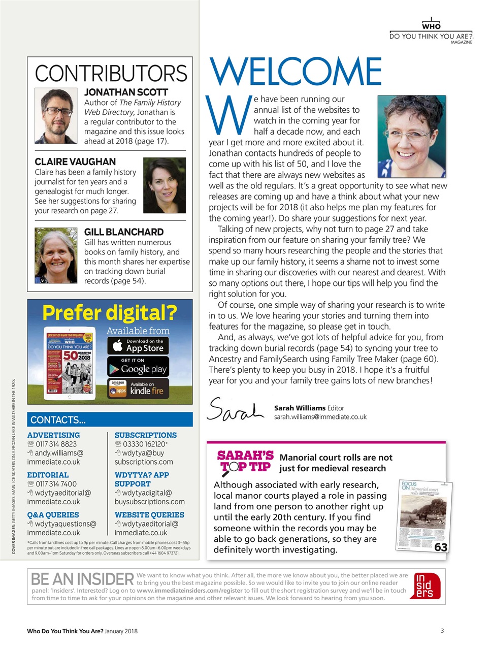 Who Do You Think You Are? Preview Pages