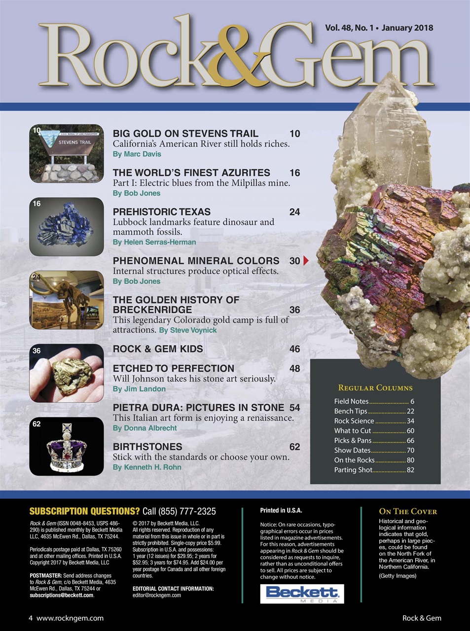 Rock&Gem Magazine Preview Pages
