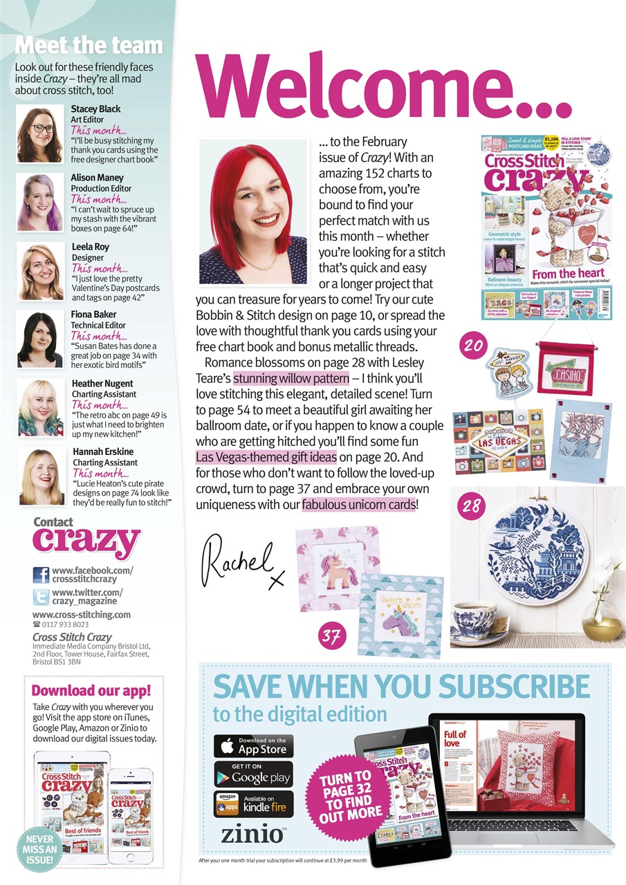 Cross Stitch Crazy Preview Pages