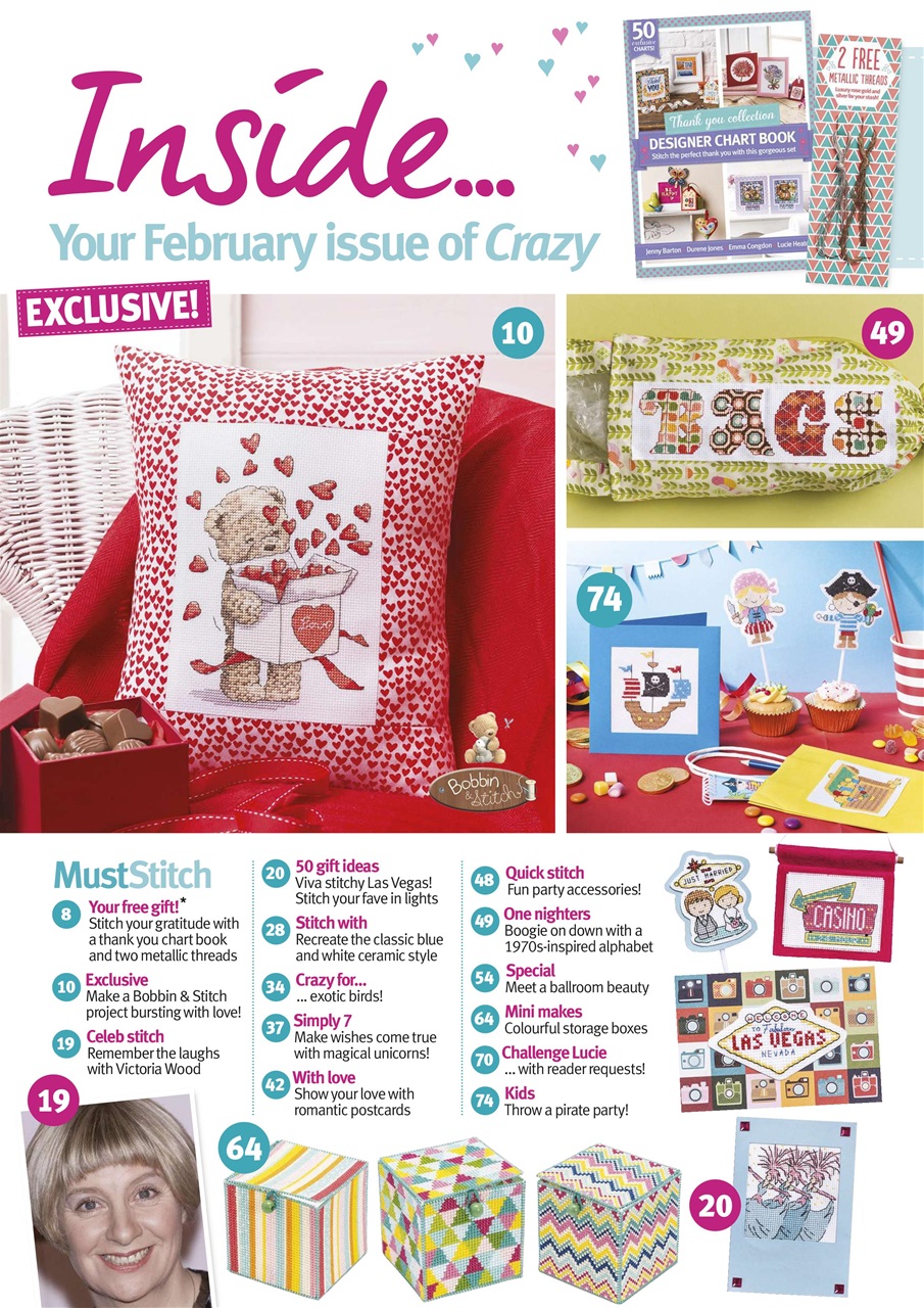Cross Stitch Crazy Preview Pages