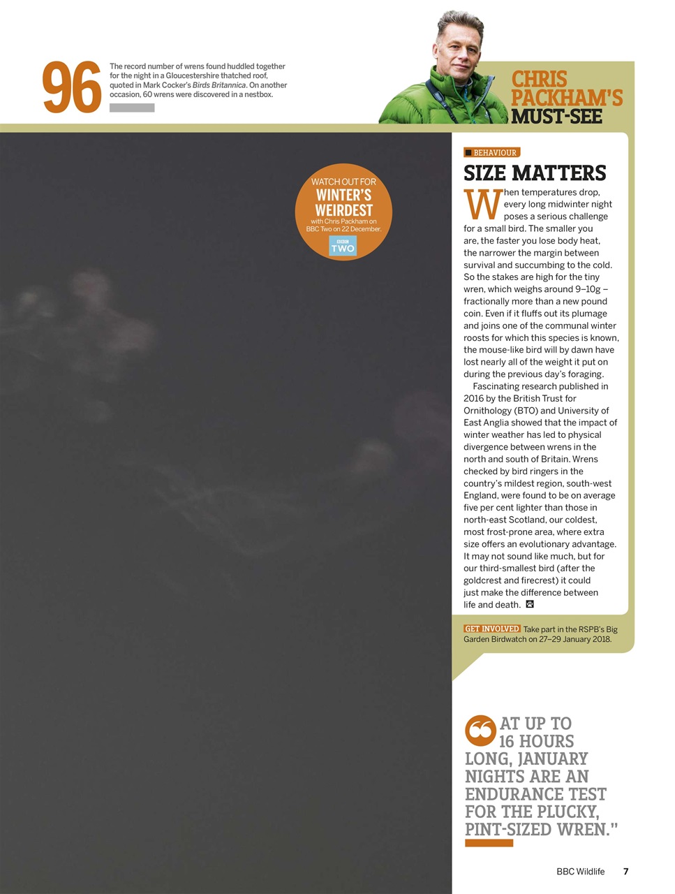 BBC Wildlife Magazine Preview Pages