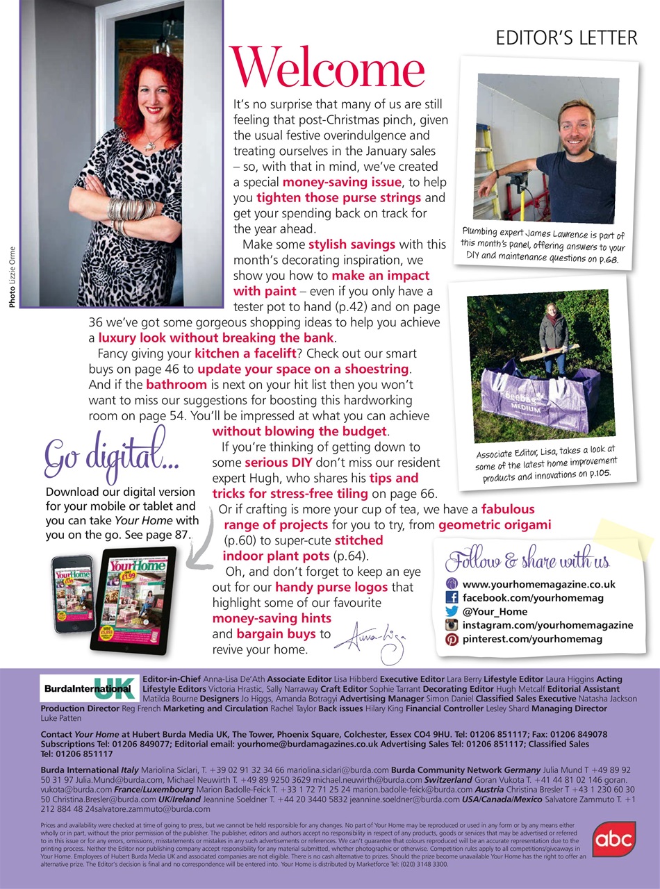 Your Home Magazine Preview Pages