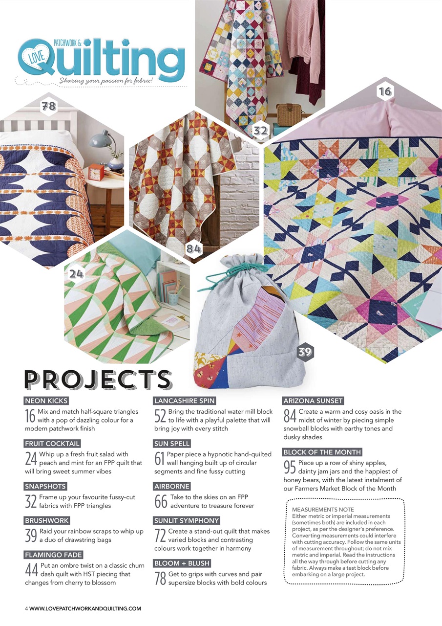 Love Patchwork & Quilting Preview Pages
