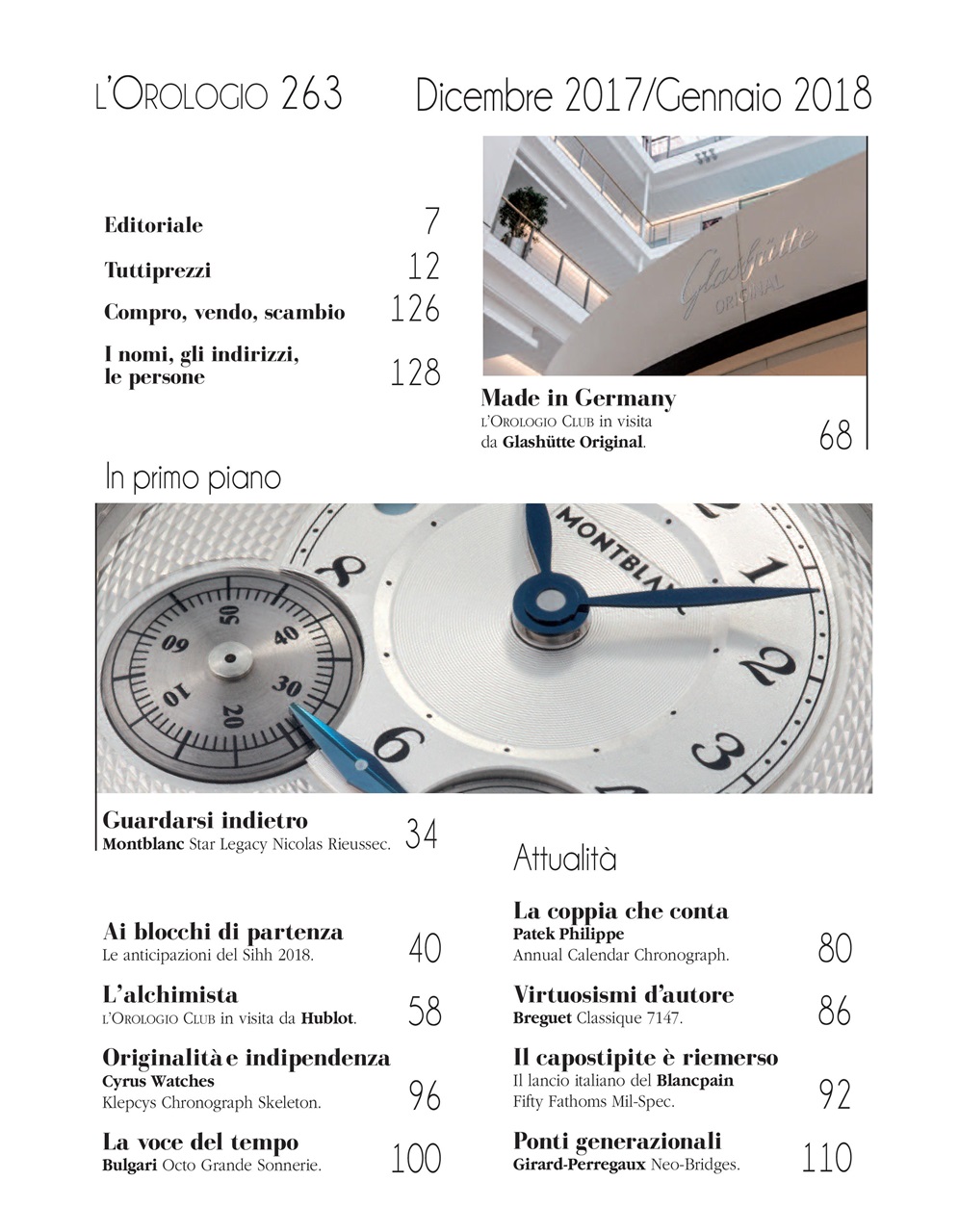 L'Orologio Preview Pages