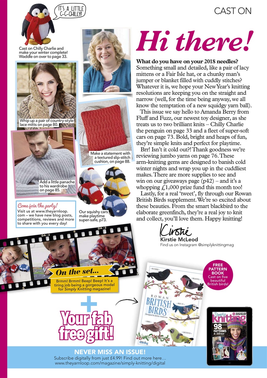 Simply Knitting Preview Pages