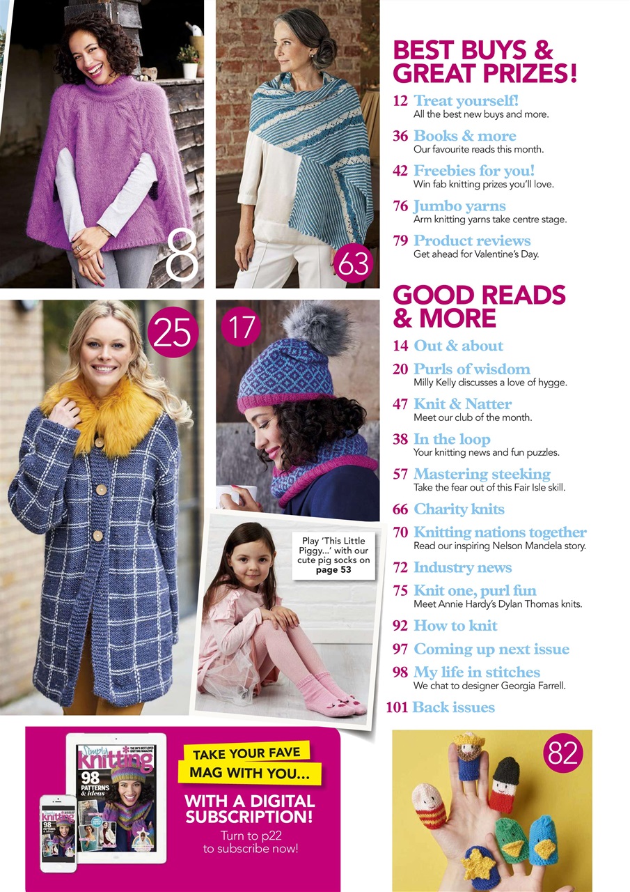 Simply Knitting Preview Pages