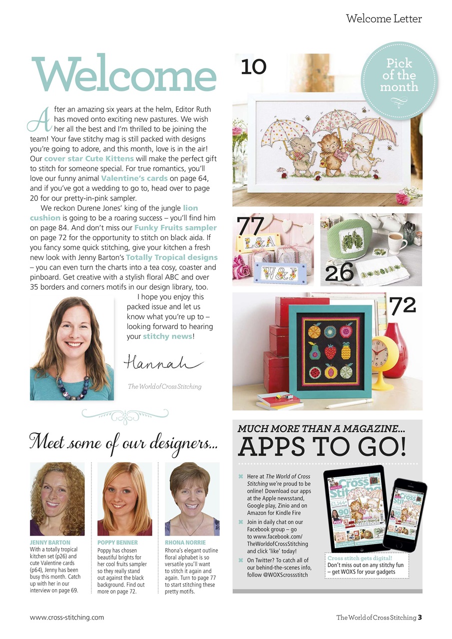 The World of Cross Stitching Preview Pages