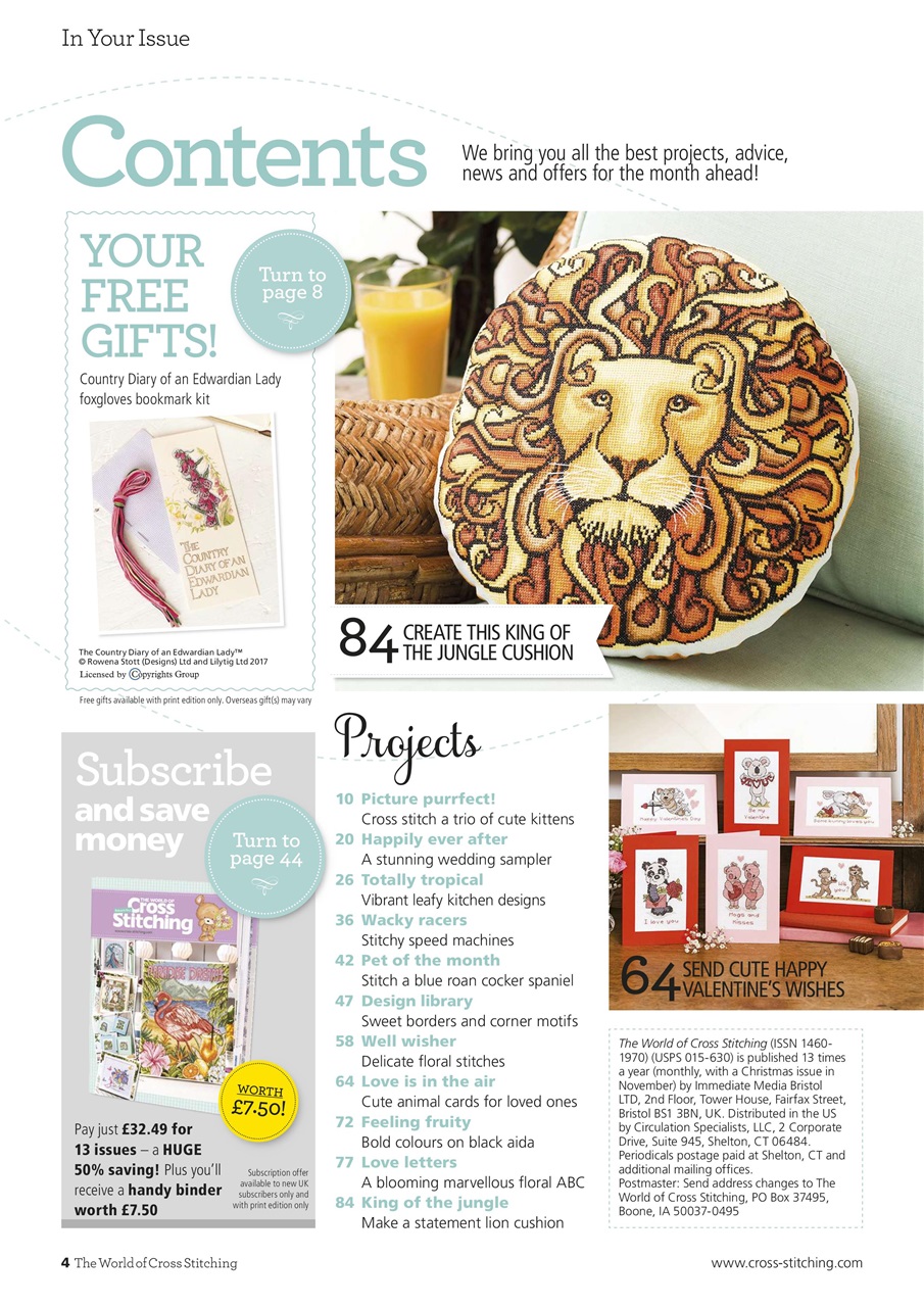 The World of Cross Stitching Preview Pages