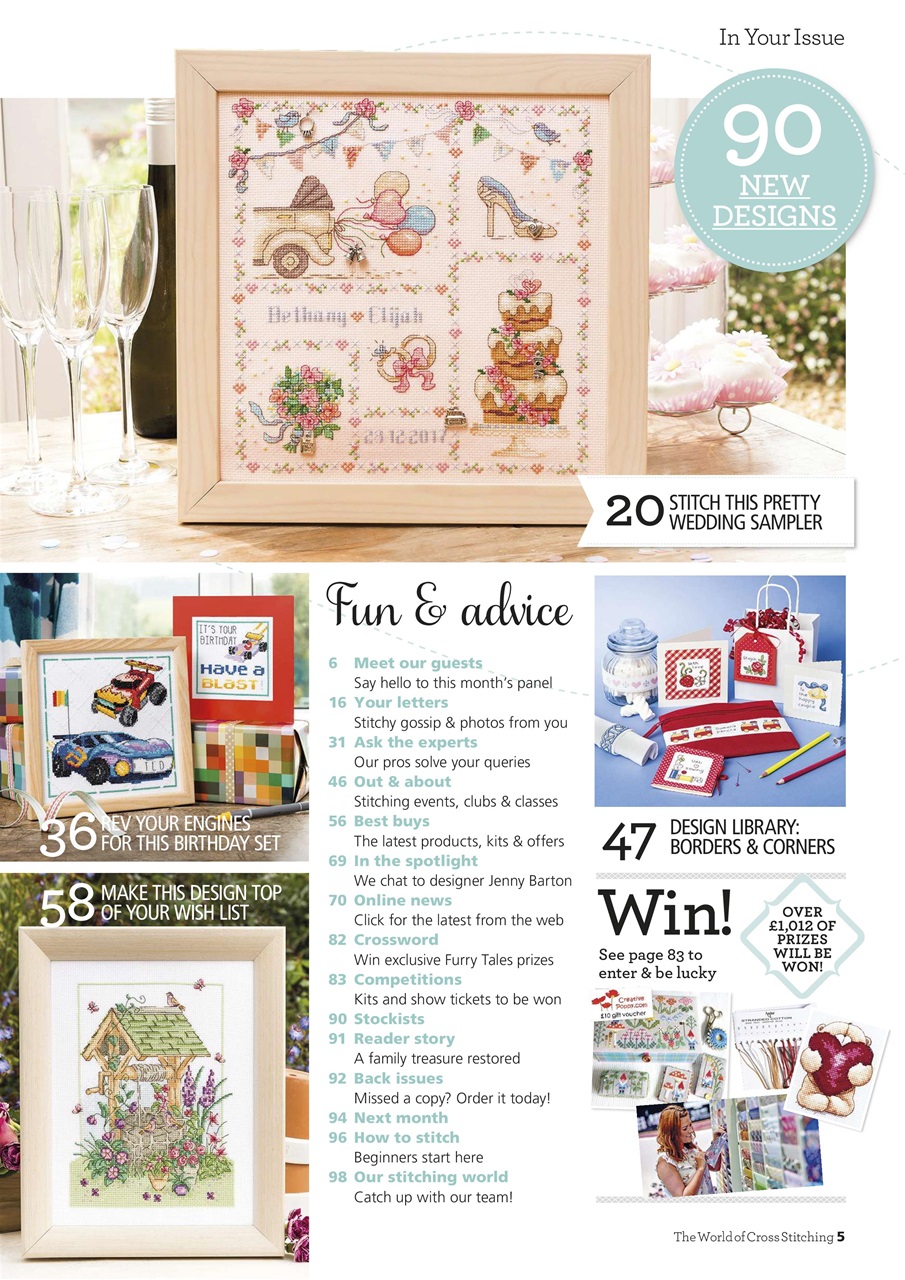 The World of Cross Stitching Preview Pages