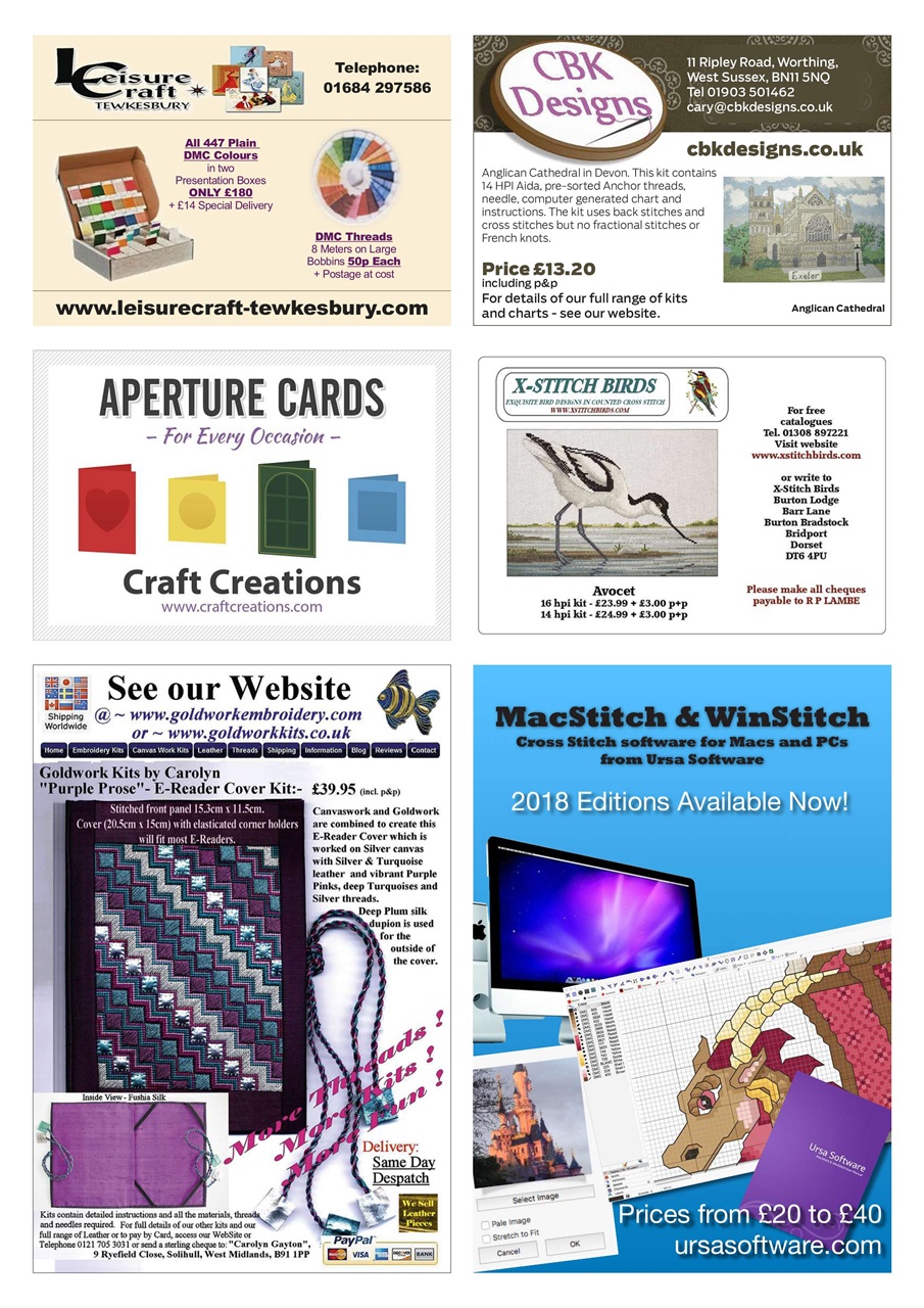 The World of Cross Stitching Preview Pages