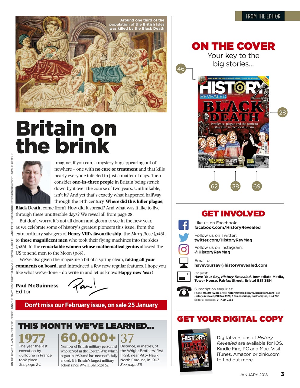 BBC History Revealed Magazine Preview Pages
