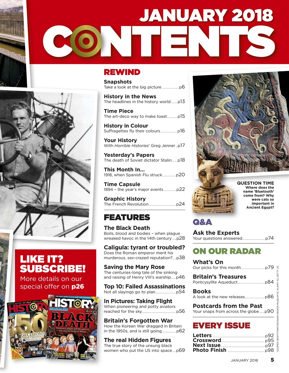 BBC History Revealed Magazine Preview Pages