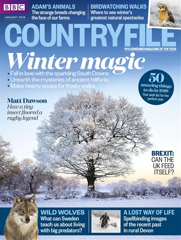 BBC Countryfile Magazine issue January 2018
