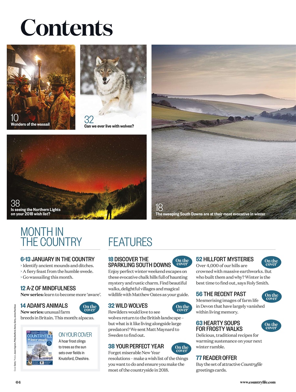 BBC Countryfile Magazine Preview Pages