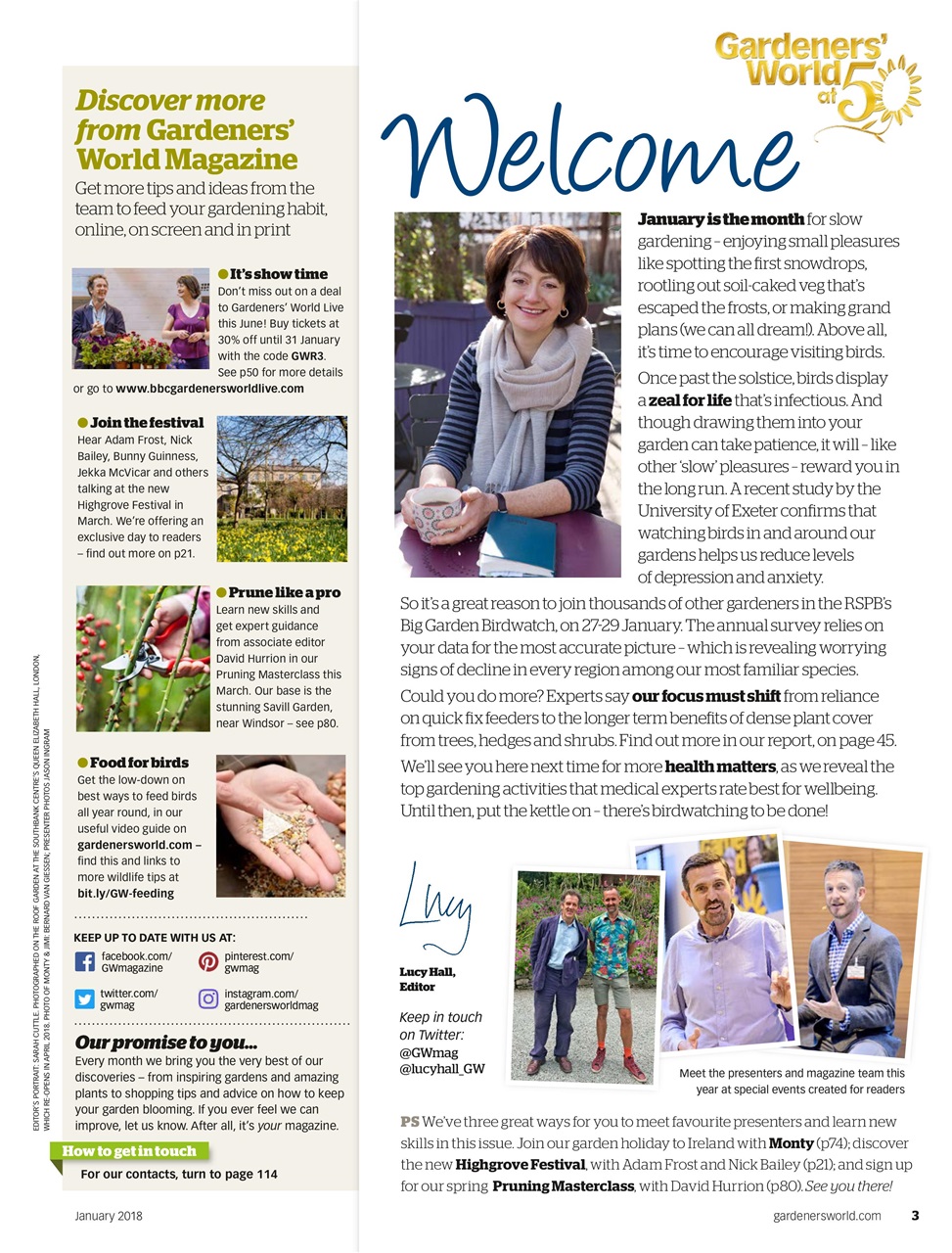 BBC Gardeners’ World Magazine Preview Pages
