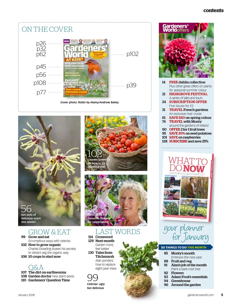 BBC Gardeners’ World Magazine Preview Pages