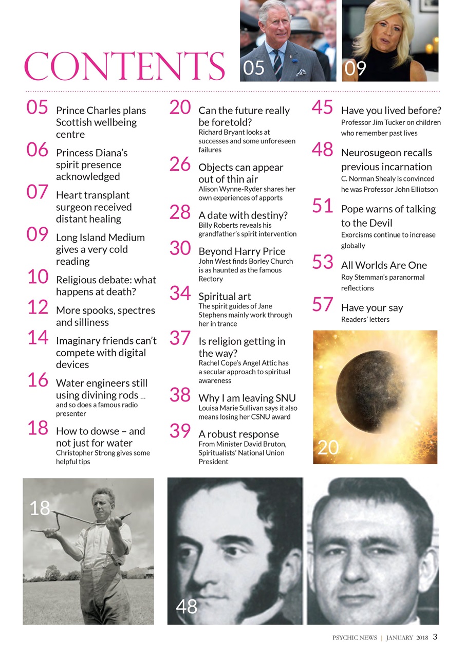 Psychic News Preview Pages