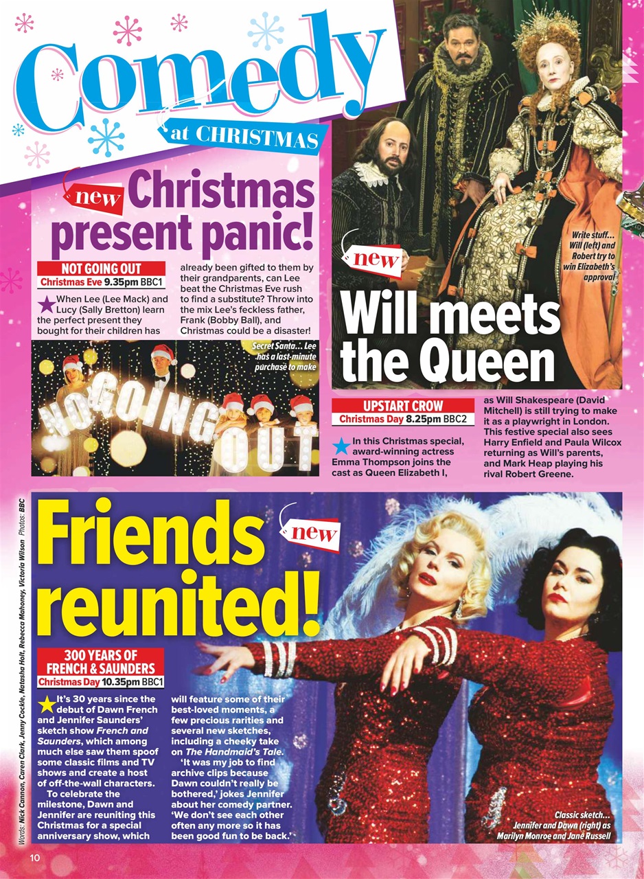 What's on TV Preview Pages