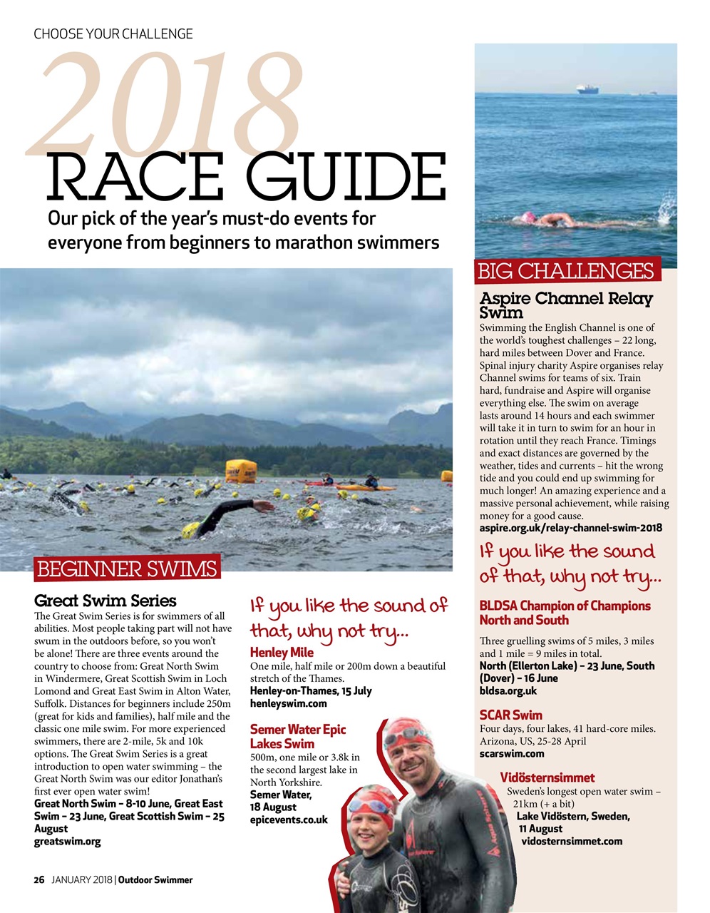 Outdoor Swimmer Preview Pages