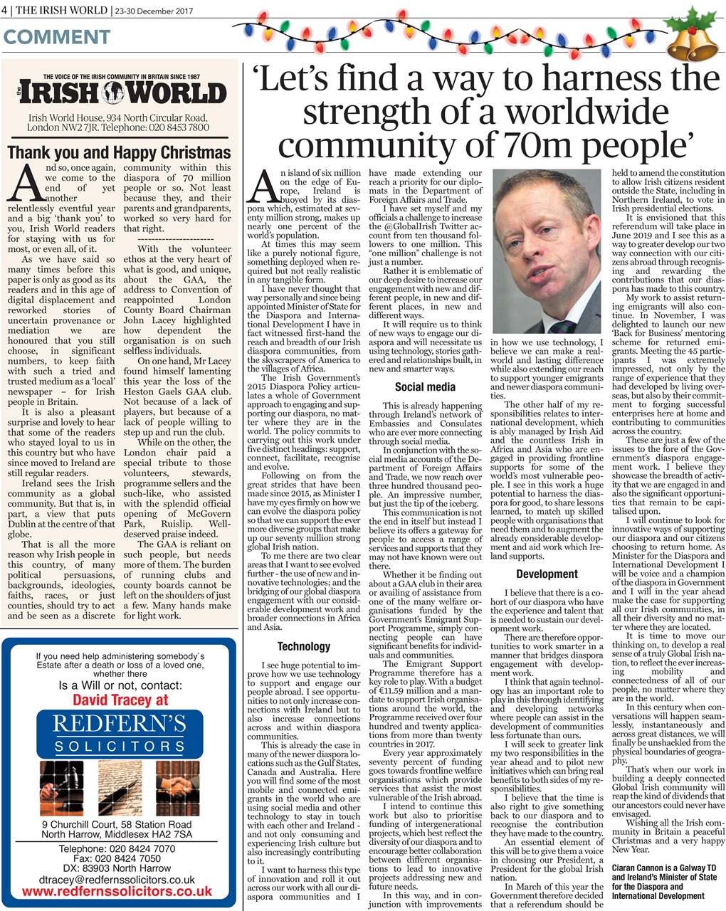 Irish World Preview Pages