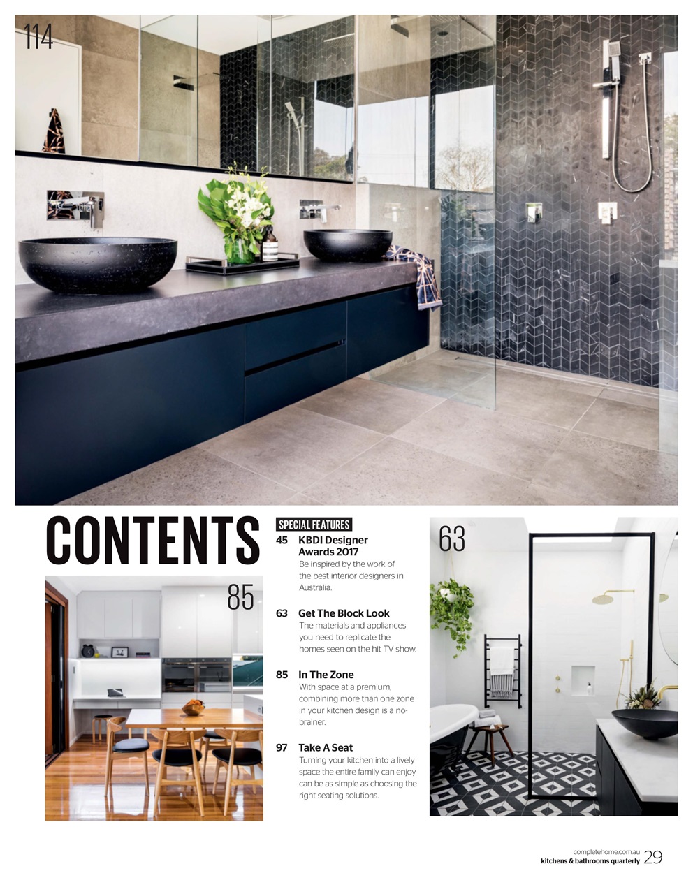 Kitchens & Bathrooms Quarterly Preview Pages